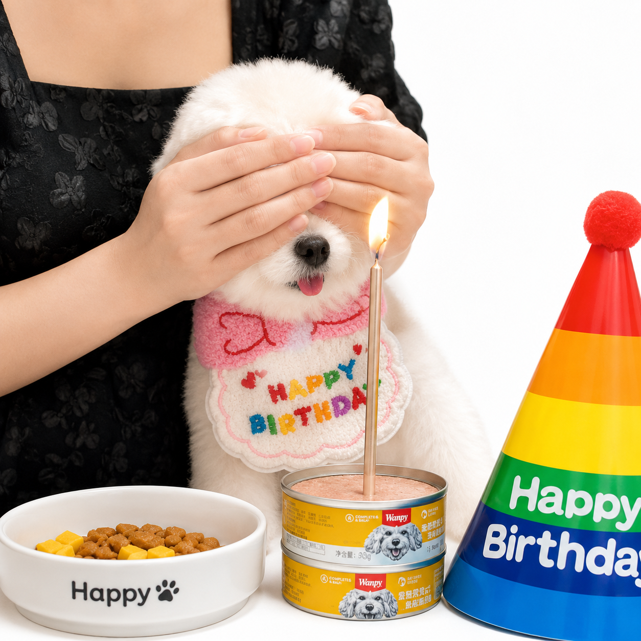 Conjunto pañuelo + sombrero de cumpleaños