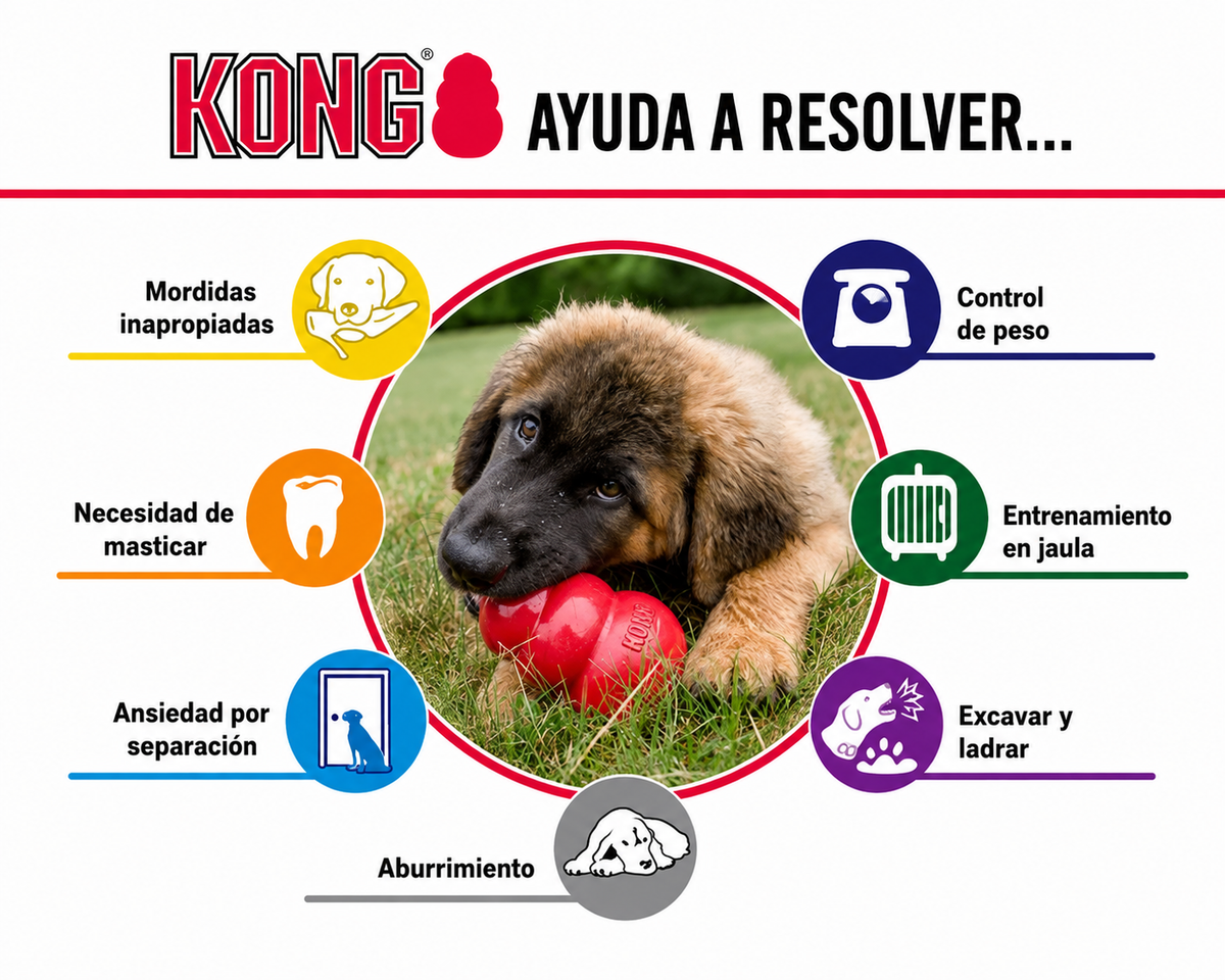 KONG Classic – Juguete de Goma Natural