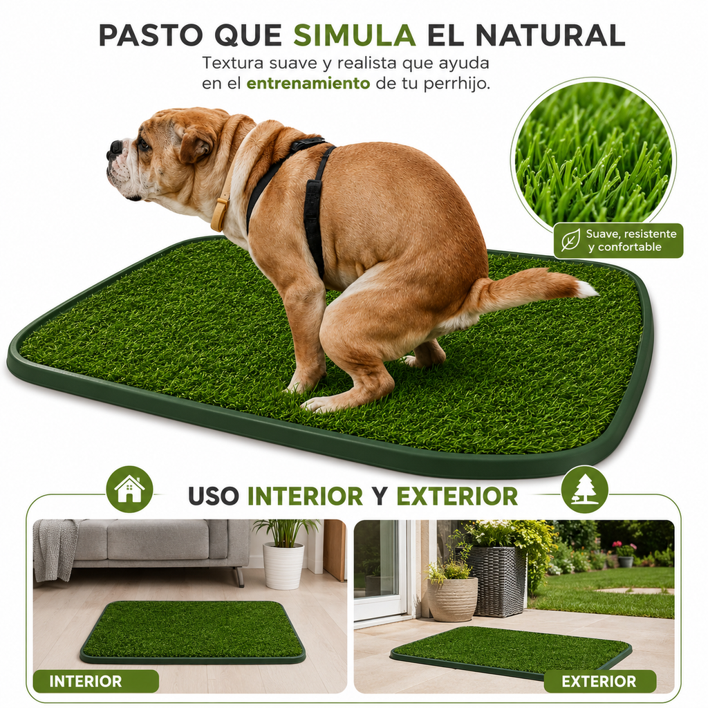 Tapete Sanitario Lavable de Pasto Artificial