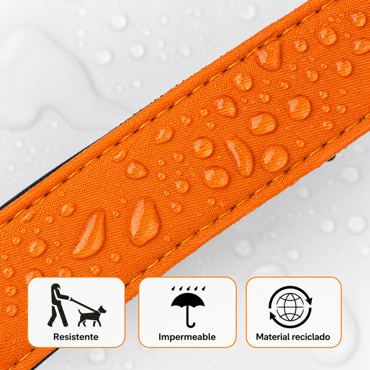 Collar de nailon impermeable
