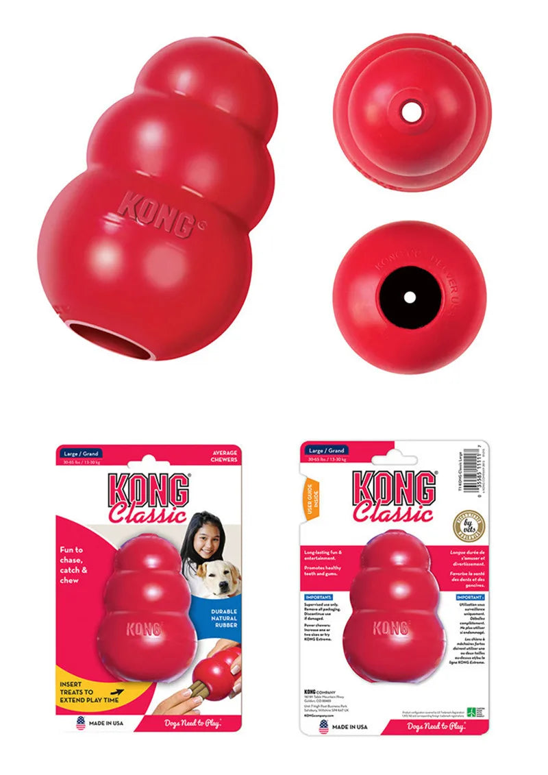 KONG Classic – Juguete de Goma Natural
