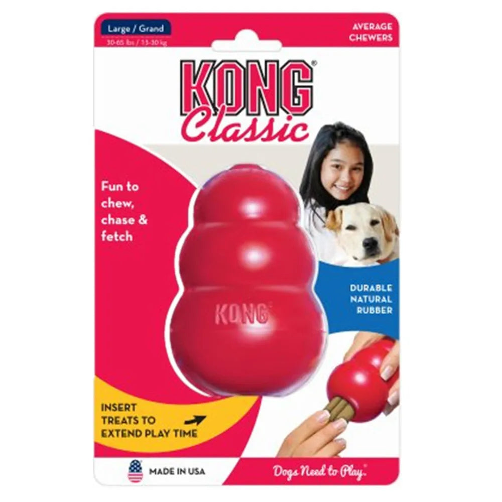KONG Classic – Juguete de Goma Natural