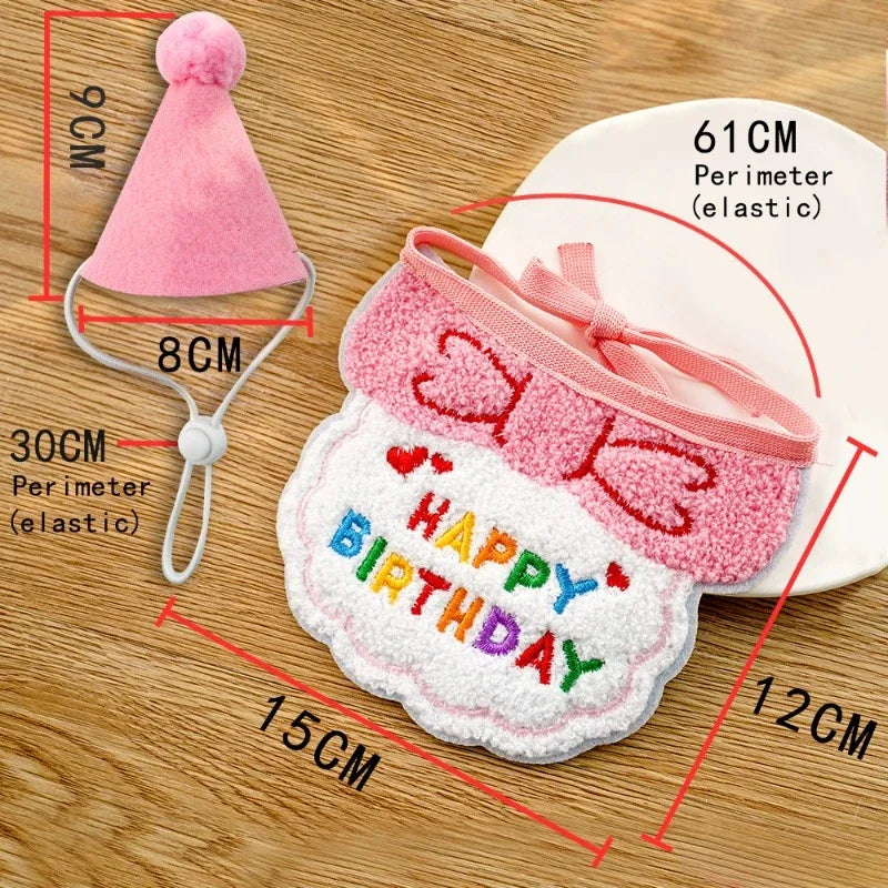 Conjunto pañuelo + sombrero de cumpleaños