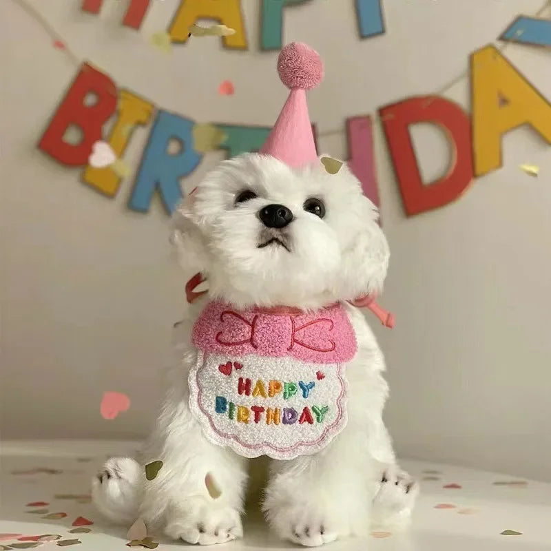 Conjunto pañuelo + sombrero de cumpleaños