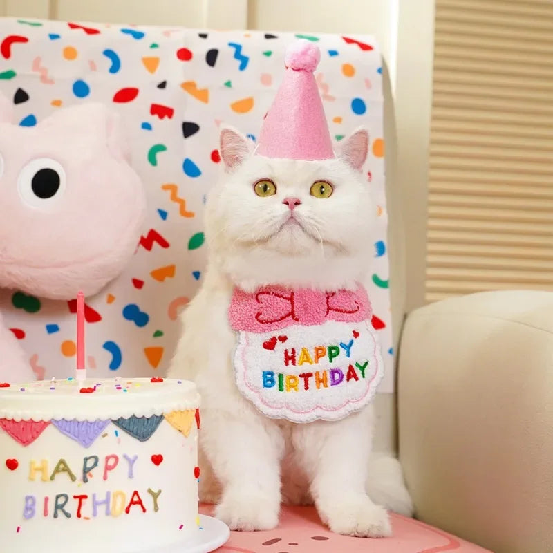 Conjunto pañuelo + sombrero de cumpleaños