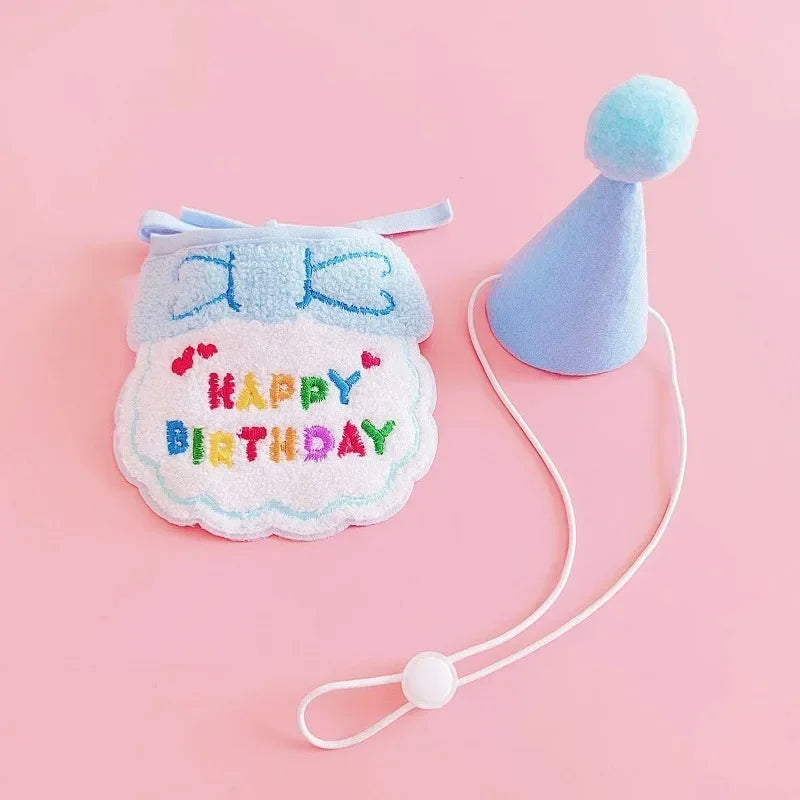 Conjunto pañuelo + sombrero de cumpleaños